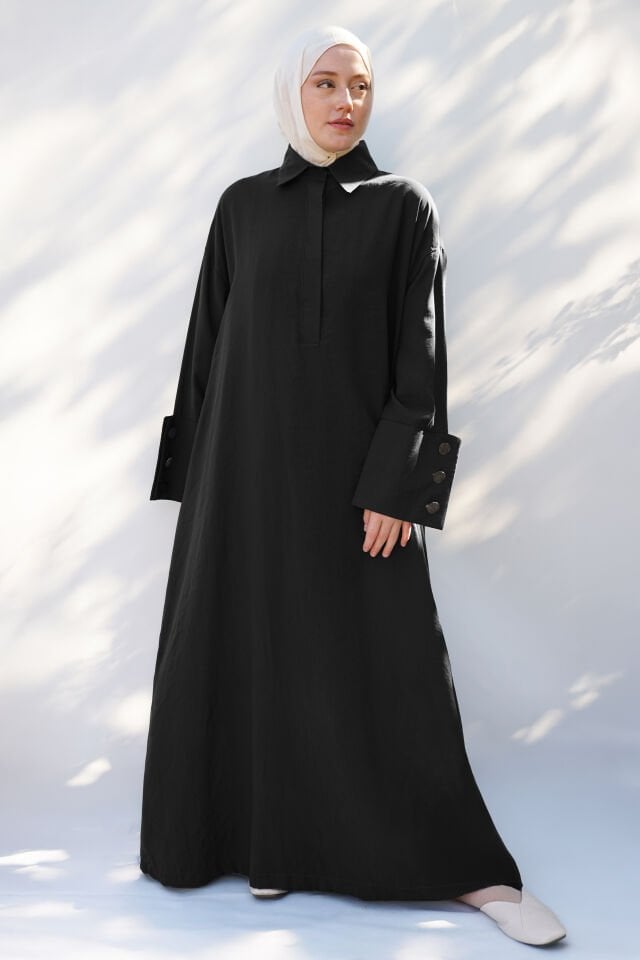 Yelekli Elbise SİYAH