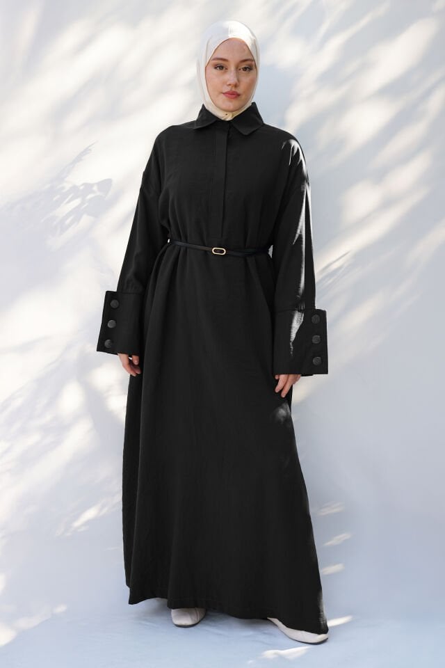 Yelekli Elbise SİYAH