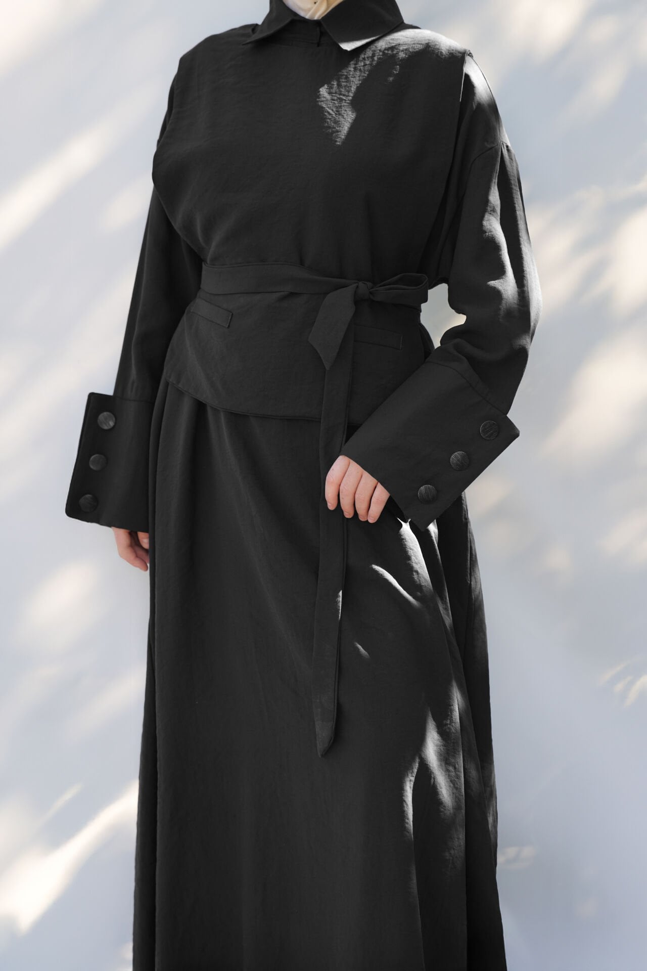 Yelekli Elbise SİYAH