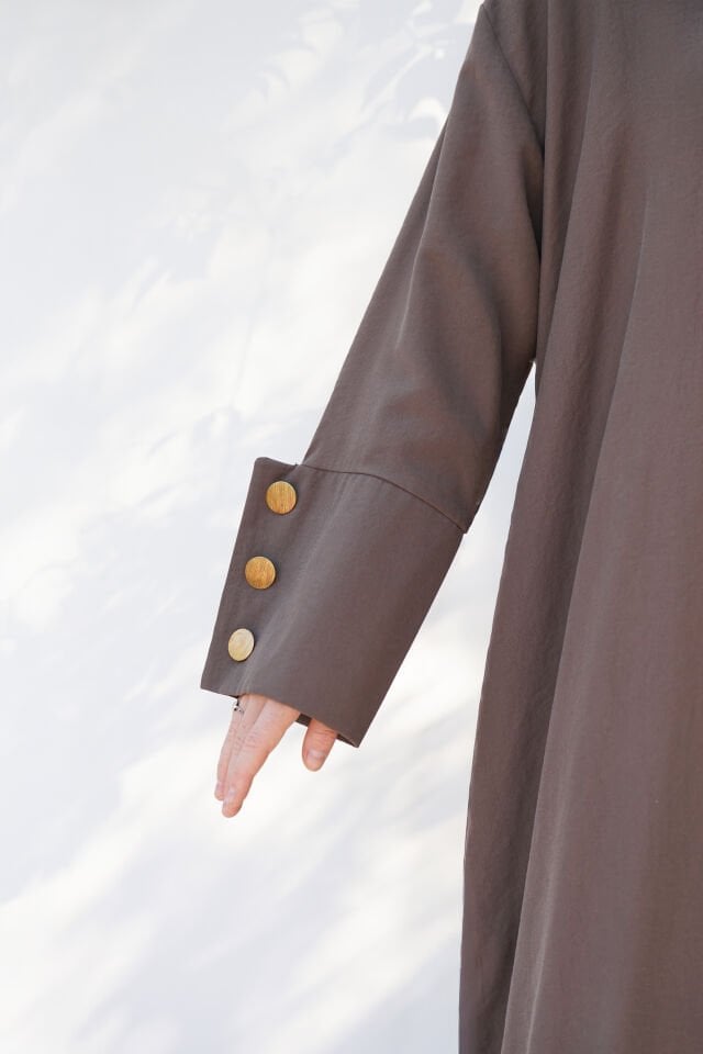 Yelekli Elbise Kahve