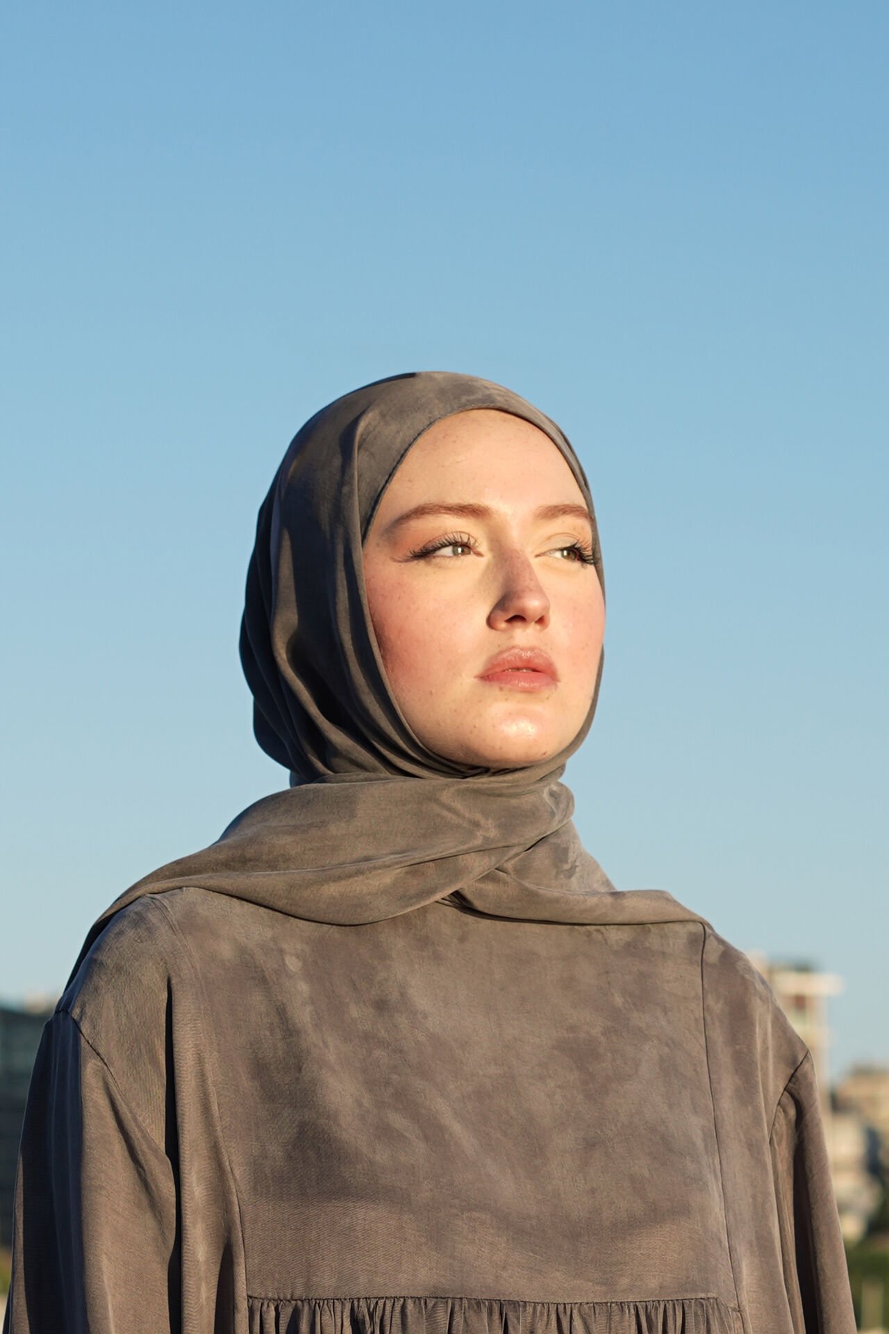 İPEK KUPRA ŞAL GRİ