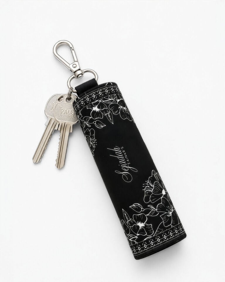 Elegant Floral Charm Seccade SİYAH