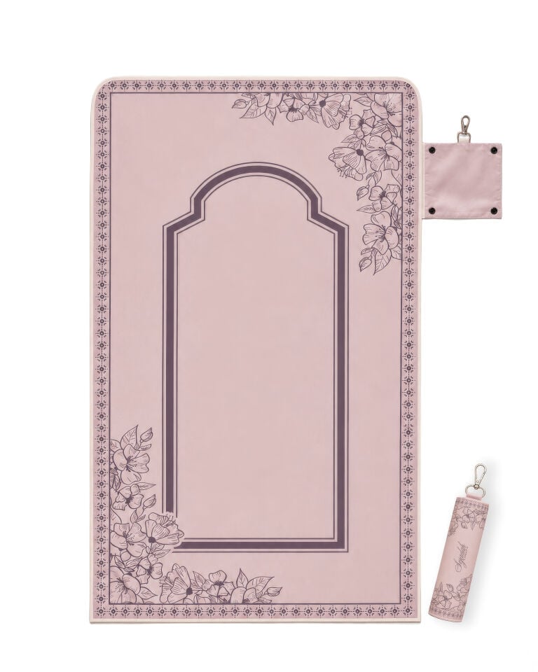 Elegant Floral Charm Seccade SOFT PEMBE