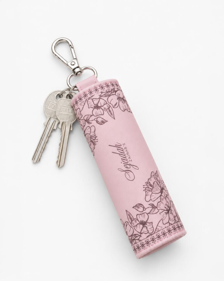 Elegant Floral Charm Seccade SOFT PEMBE