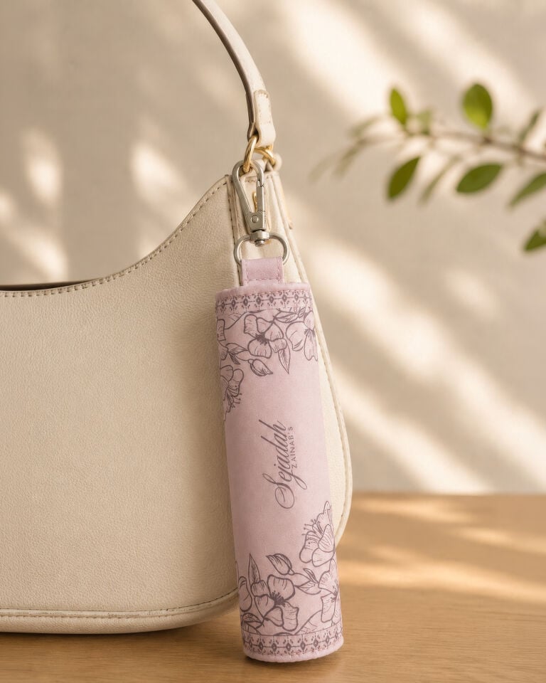 Elegant Floral Charm Seccade SOFT PEMBE